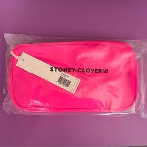 NWT Neon Pink Stoney Clover Lane Small Pouch